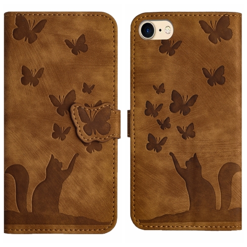 For iPhone SE 2022 / 2020 / 8 / 7 Butterfly Cat Embossing Flip Leather Phone Case(Brown)
For iPhone SE 2022 / 2020 / 8 / 7 Butterfly Cat Embossing Flip Leather Phone Case(Brown)