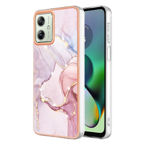 For Motorola Moto G54 Electroplating Marble Dual-side IMD Phone Case(Rose Gold 005)
For Motorola Moto G54 Electroplating Marble Dual-side IMD Phone Case(Rose Gold 005)