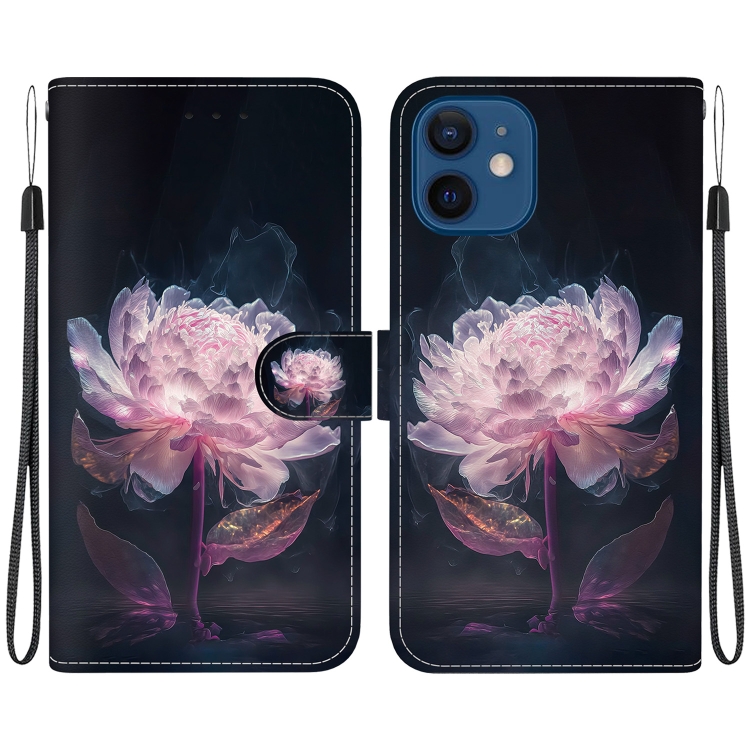 For iPhone 12 mini Crystal Texture Colored Drawing Leather Phone Case(Purple Peony)
For iPhone 12 mini Crystal Texture Colored Drawing Leather Phone Case(Purple Peony)