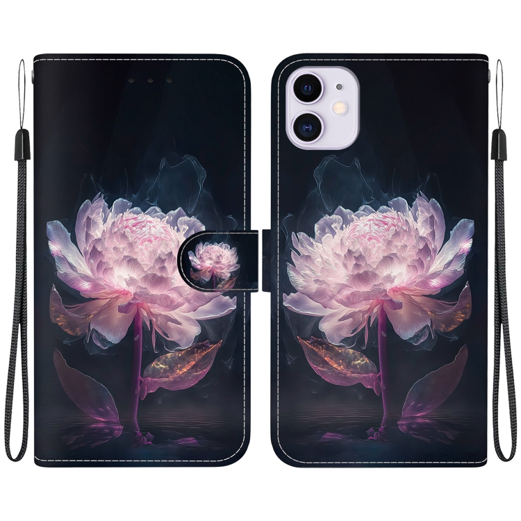 For iPhone 11 Crystal Texture Colored Drawing Leather Phone Case(Purple Peony)
For iPhone 11 Crystal Texture Colored Drawing Leather Phone Case(Purple Peony)