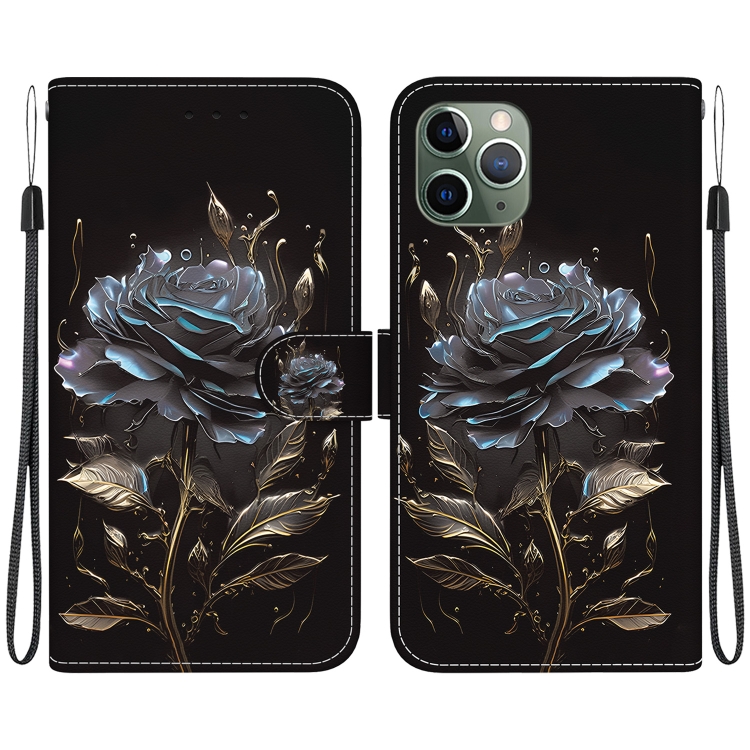 For iPhone 11 Pro Crystal Texture Colored Drawing Leather Phone Case(Black Rose)
For iPhone 11 Pro Crystal Texture Colored Drawing Leather Phone Case(Black Rose)
