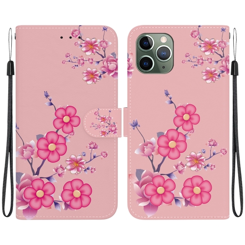 For iPhone 11 Pro Crystal Texture Colored Drawing Leather Phone Case(Cherry Blossoms)
For iPhone 11 Pro Crystal Texture Colored Drawing Leather Phone Case(Cherry Blossoms)
