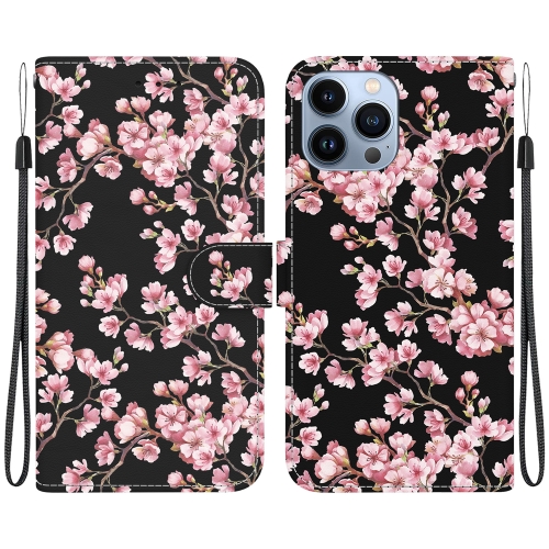 For iPhone 15 Pro Crystal Texture Colored Drawing Leather Phone Case(Plum Bossom)
For iPhone 15 Pro Crystal Texture Colored Drawing Leather Phone Case(Plum Bossom)
