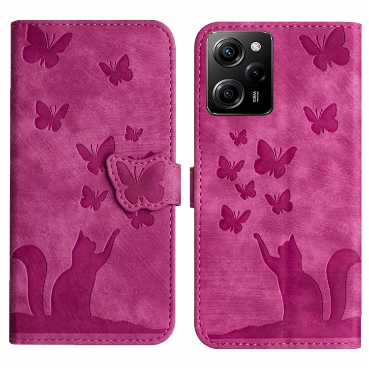 For Xiaomi Poco X5 Pro / Redmi Note 12 Pro 5G Butterfly Cat Embossing Flip Leather Phone Case(Pink)
For Xiaomi Poco X5 Pro / Redmi Note 12 Pro 5G Butterfly Cat Embossing Flip Leather Phone Case(Pink)
