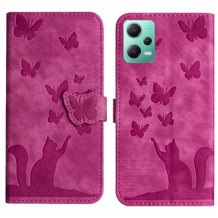For Xiaomi Poco X5 / Redmi Note 12 5G Butterfly Cat Embossing Flip Leather Phone Case(Pink)
For Xiaomi Poco X5 / Redmi Note 12 5G Butterfly Cat Embossing Flip Leather Phone Case(Pink)