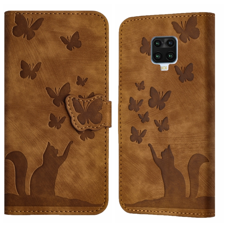 For Xiaomi Redmi Note 9 Pro Butterfly Cat Embossing Flip Leather Phone Case(Brown)
For Xiaomi Redmi Note 9 Pro Butterfly Cat Embossing Flip Leather Phone Case(Brown)