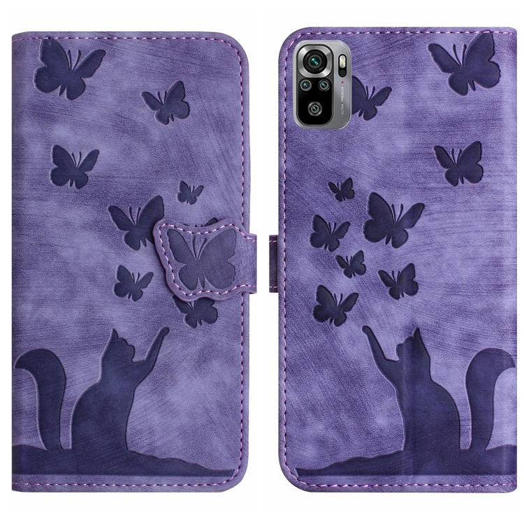 For Xiaomi Redmi Note 10 / 10S Butterfly Cat Embossing Flip Leather Phone Case(Purple)
For Xiaomi Redmi Note 10 / 10S Butterfly Cat Embossing Flip Leather Phone Case(Purple)