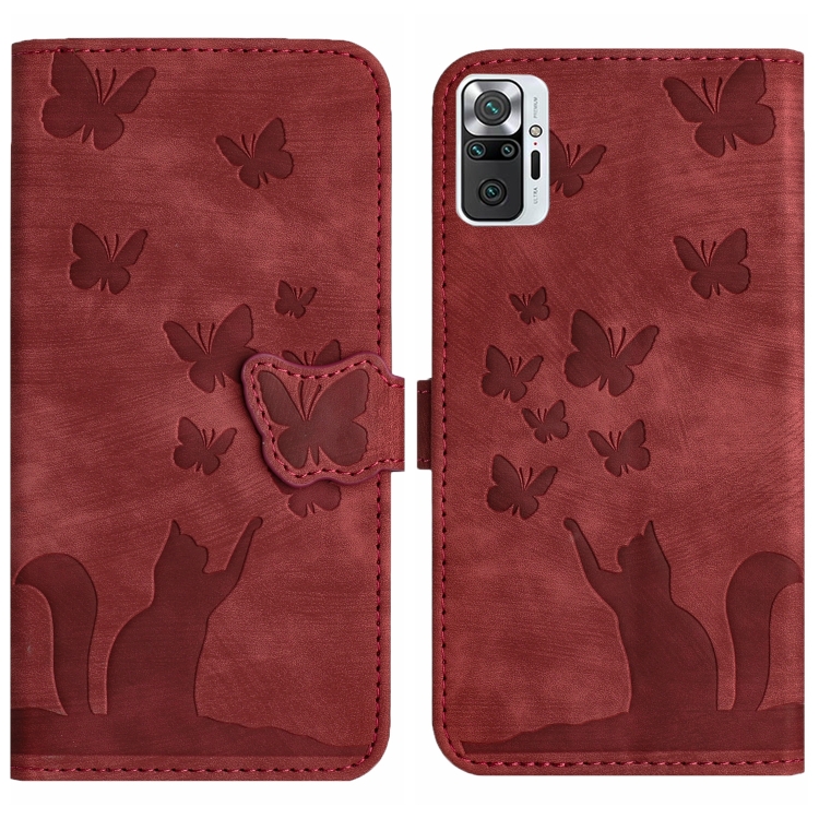 For Xiaomi Redmi Note 10 Pro Butterfly Cat Embossing Flip Leather Phone Case(Red)
For Xiaomi Redmi Note 10 Pro Butterfly Cat Embossing Flip Leather Phone Case(Red)