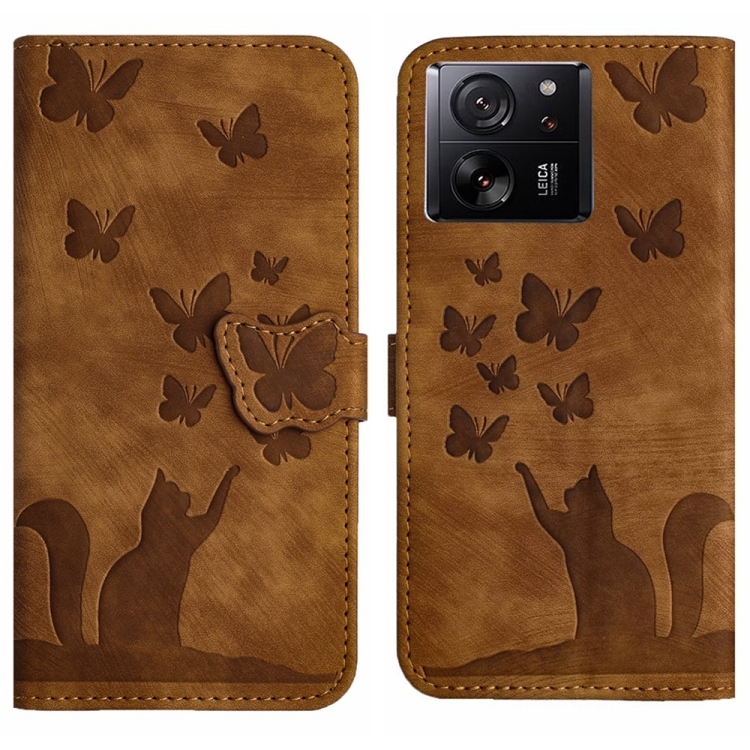 For Xiaomi 13T / 13T Pro 5G Butterfly Cat Embossing Flip Leather Phone Case(Brown)
For Xiaomi 13T / 13T Pro 5G Butterfly Cat Embossing Flip Leather Phone Case(Brown)