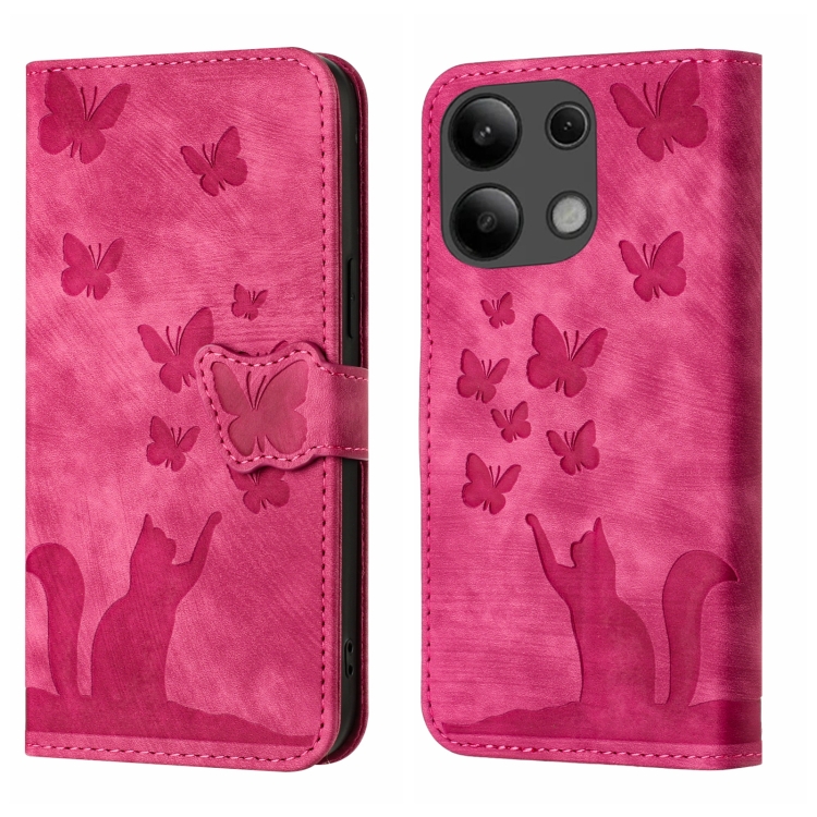 For Xiaomi Redmi Note 13 4G Butterfly Cat Embossing Flip Leather Phone Case(Pink)
For Xiaomi Redmi Note 13 4G Butterfly Cat Embossing Flip Leather Phone Case(Pink)