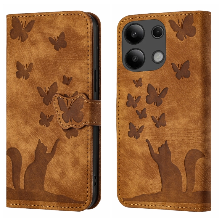 For Xiaomi Redmi Note 13 4G Butterfly Cat Embossing Flip Leather Phone Case(Brown)
For Xiaomi Redmi Note 13 4G Butterfly Cat Embossing Flip Leather Phone Case(Brown)
