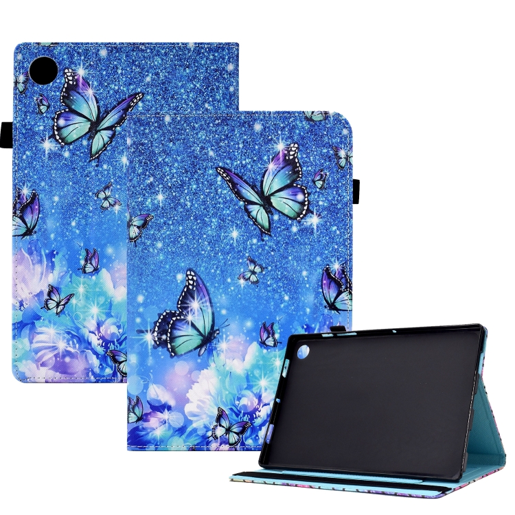 For Samsung Galaxy Tab A9 Colored Drawing Stitching Elastic Band Leather Smart Tablet Case(Butterfly)
For Samsung Galaxy Tab A9 Colored Drawing Stitching Elastic Band Leather Smart Tablet Case(Butterfly)