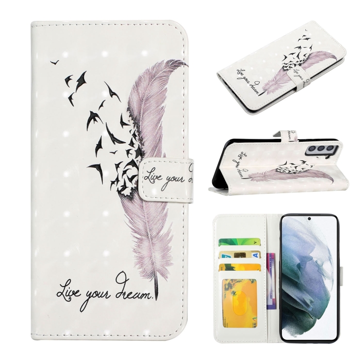 For Samsung Galaxy S22+ 5G Oil Embossed 3D Drawing Leather Phone Case(Feather)
For Samsung Galaxy S22+ 5G Oil Embossed 3D Drawing Leather Phone Case(Feather)