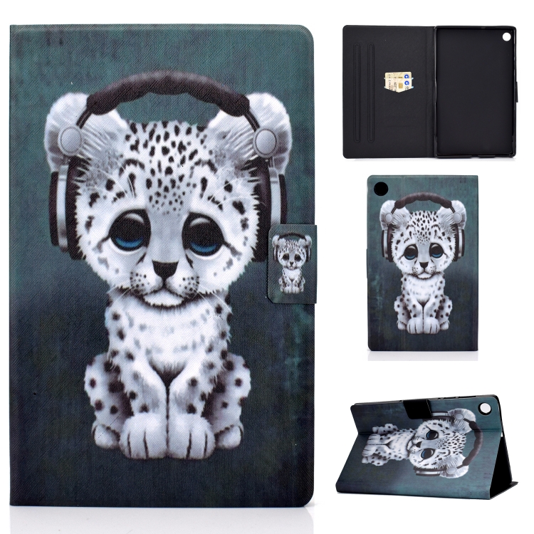 For Samsung Galaxy Tab A9 Electric Pressed Colored Drawing Leather Tablet Case(Music Leopard)
For Samsung Galaxy Tab A9 Electric Pressed Colored Drawing Leather Tablet Case(Music Leopard)