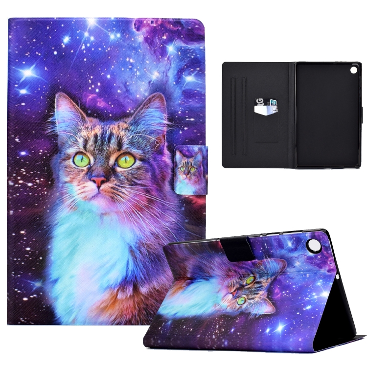 For Samsung Galaxy Tab A9 Electric Pressed Colored Drawing Leather Tablet Case(Star Cat)
For Samsung Galaxy Tab A9 Electric Pressed Colored Drawing Leather Tablet Case(Star Cat)