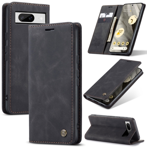 

For Google Pixel 8 CaseMe 013 Multifunctional Horizontal Flip Leather Phone Case(Black)