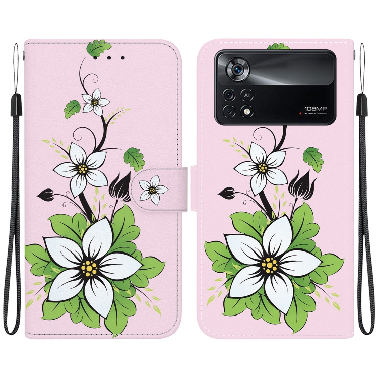 For Xiaomi Poco X4 Pro 5G Crystal Texture Colored Drawing Leather Phone Case(Lily)
For Xiaomi Poco X4 Pro 5G Crystal Texture Colored Drawing Leather Phone Case(Lily)