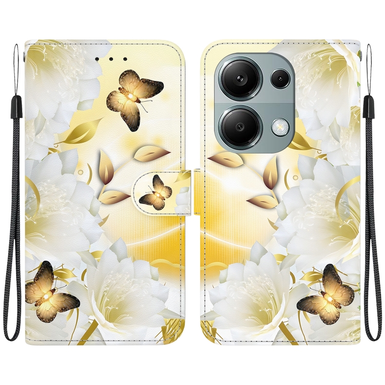 For Xiaomi Redmi Note 13 Pro 4G Crystal Texture Colored Drawing Leather Phone Case(Gold Butterfly Epiphyllum)
For Xiaomi Redmi Note 13 Pro 4G Crystal Texture Colored Drawing Leather Phone Case(Gold Butterfly Epiphyllum)