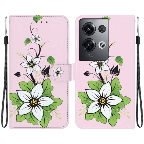 For OPPO Reno8 Pro 5G Crystal Texture Colored Drawing Leather Phone Case(Lily)
For OPPO Reno8 Pro 5G Crystal Texture Colored Drawing Leather Phone Case(Lily)