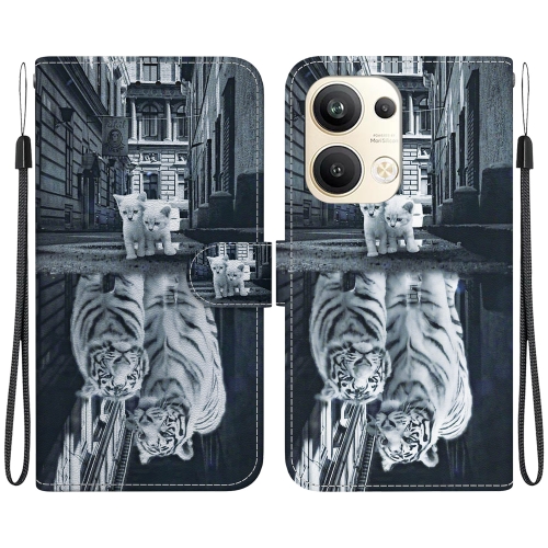 For OPPO Reno9 Pro+ Crystal Texture Colored Drawing Leather Phone Case(Cat Tiger Reflection)
For OPPO Reno9 Pro+ Crystal Texture Colored Drawing Leather Phone Case(Cat Tiger Reflection)