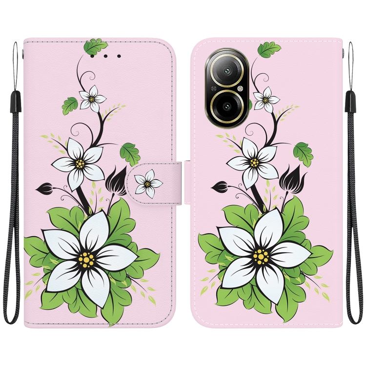 For Realme C67 4G Global Crystal Texture Colored Drawing Leather Phone Case(Lily) 
For Realme C67 4G Global Crystal Texture Colored Drawing Leather Phone Case(Lily)