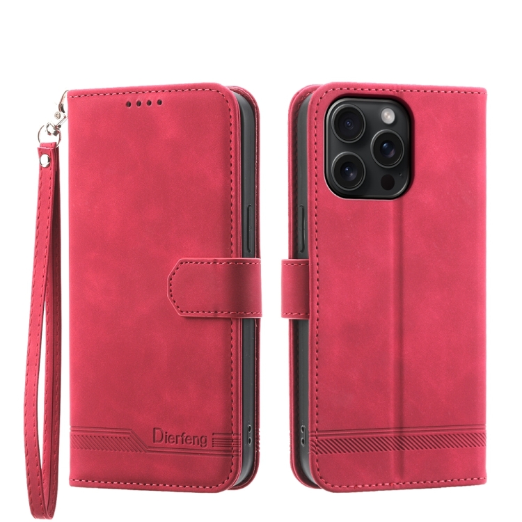 For iPhone 15 Pro Max Dierfeng Dream Line TPU Hybrid PU Leather Phone Case(Red)
For iPhone 15 Pro Max Dierfeng Dream Line TPU Hybrid PU Leather Phone Case(Red)