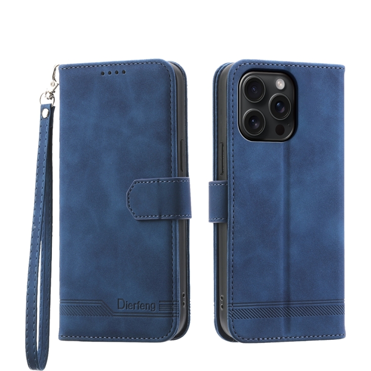 For iPhone 15 Pro Max Dierfeng Dream Line TPU Hybrid PU Leather Phone Case(Blue)
For iPhone 15 Pro Max Dierfeng Dream Line TPU Hybrid PU Leather Phone Case(Blue)