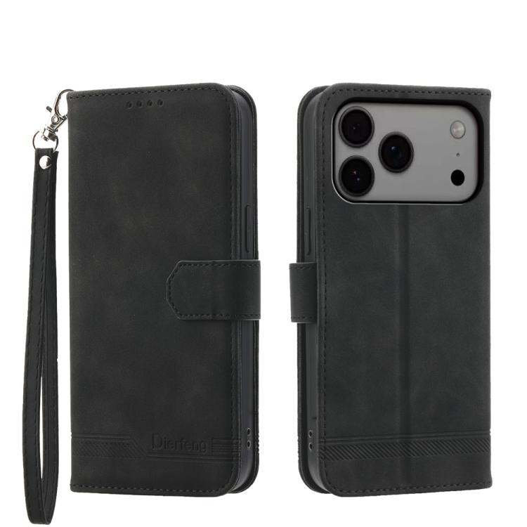 For iPhone 17 Pro Max Dierfeng Dream Line TPU Hybrid PU Leather Phone Case(Black)
For iPhone 17 Pro Max Dierfeng Dream Line TPU Hybrid PU Leather Phone Case(Black)