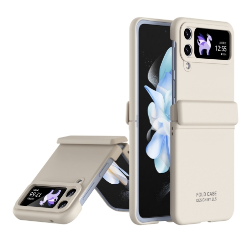 

For Samsung Galaxy Z Flip3 5G Extraordinary Series Hinged Folding Full Phone Case(White)