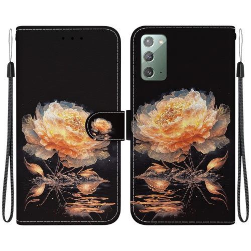 For Samsung Galaxy Note20 Crystal Texture Colored Drawing Leather Phone Case(Gold Peony)
For Samsung Galaxy Note20 Crystal Texture Colored Drawing Leather Phone Case(Gold Peony)