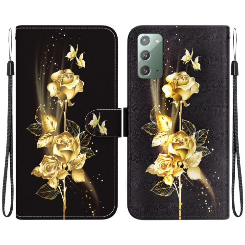 For Samsung Galaxy Note20 Crystal Texture Colored Drawing Leather Phone Case(Gold Butterfly Rose)
For Samsung Galaxy Note20 Crystal Texture Colored Drawing Leather Phone Case(Gold Butterfly Rose)
