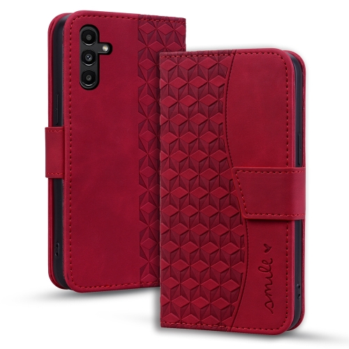 For Samsung Galaxy A13 Diamond Buckle Leather Phone Case with Lanyard(Wine Red)
For Samsung Galaxy A13 Diamond Buckle Leather Phone Case with Lanyard(Wine Red)