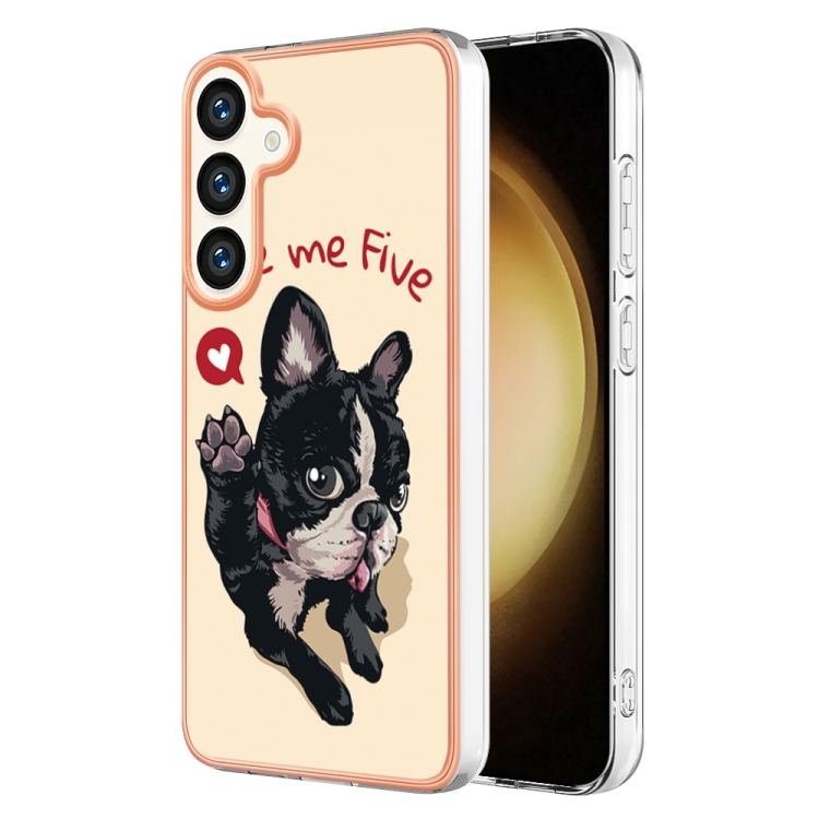 For Samsung Galaxy S24+ 5G Electroplating Marble Dual-side IMD Phone Case(Lucky Dog)
For Samsung Galaxy S24+ 5G Electroplating Marble Dual-side IMD Phone Case(Lucky Dog)