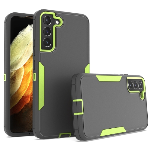 

For Samsung Galaxy S22+ 5G 2 in 1 Magnetic PC + TPU Phone Case(Gray+Fluorescent Green)