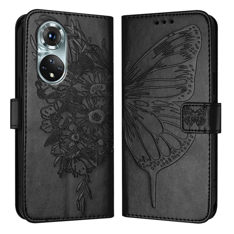 For Honor 50 Pro / Huawei Nova 9 Pro Embossed Butterfly Leather Phone Case(Black)
For Honor 50 Pro / Huawei Nova 9 Pro Embossed Butterfly Leather Phone Case(Black)