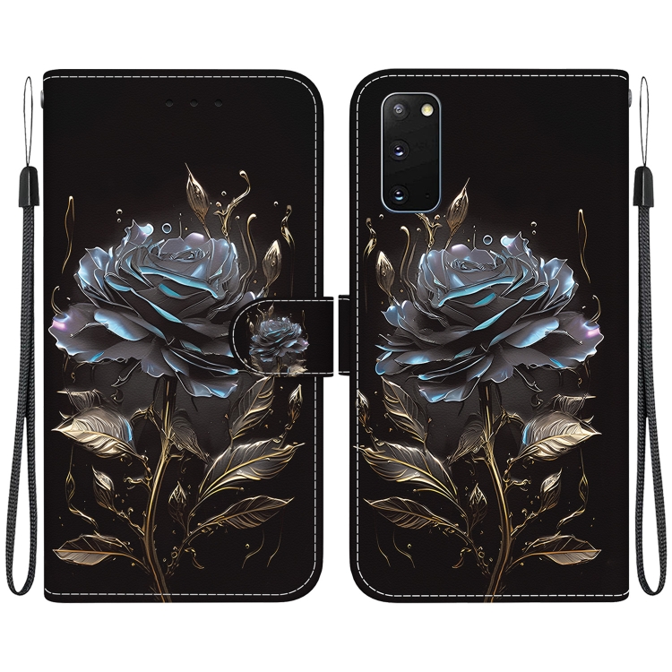 For Samsung Galaxy S20 Crystal Texture Colored Drawing Leather Phone Case(Black Rose)
For Samsung Galaxy S20 Crystal Texture Colored Drawing Leather Phone Case(Black Rose)