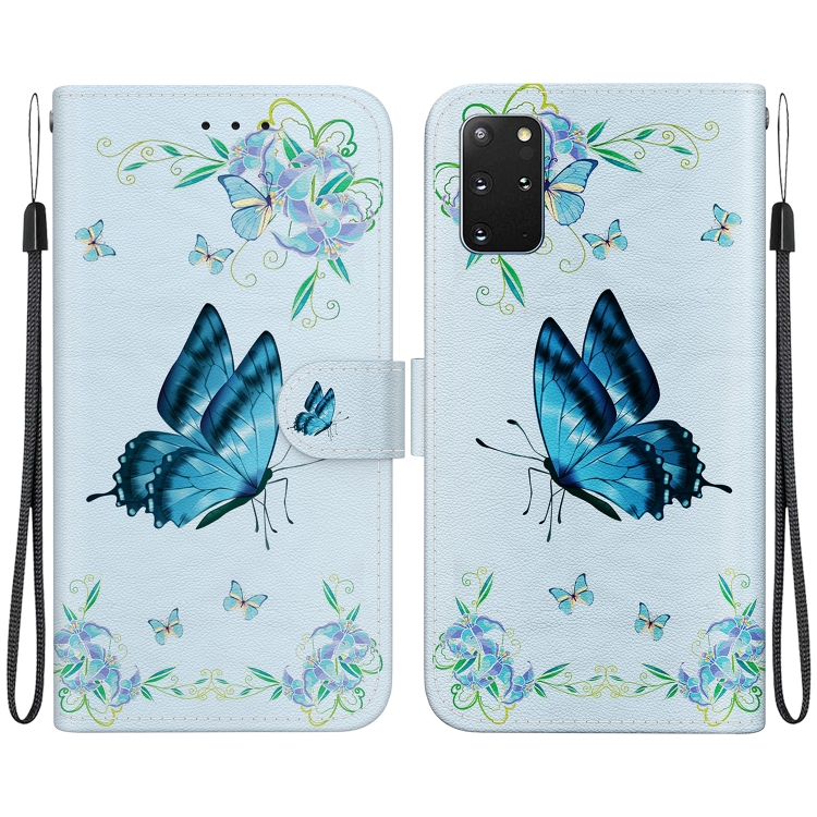 For Samsung Galaxy S20+ Crystal Texture Colored Drawing Leather Phone Case(Blue Pansies)
For Samsung Galaxy S20+ Crystal Texture Colored Drawing Leather Phone Case(Blue Pansies)