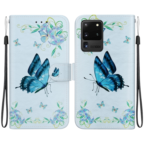 For Samsung Galaxy S20 Ultra Crystal Texture Colored Drawing Leather Phone Case(Blue Pansies)
For Samsung Galaxy S20 Ultra Crystal Texture Colored Drawing Leather Phone Case(Blue Pansies)