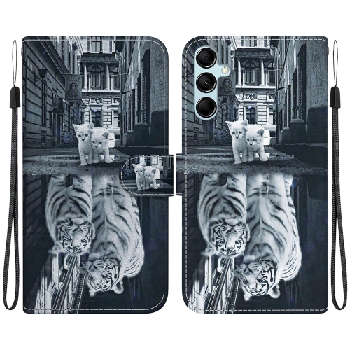For Samsung Galaxy A15 Crystal Texture Colored Drawing Leather Phone Case(Cat Tiger Reflection)
For Samsung Galaxy A15 Crystal Texture Colored Drawing Leather Phone Case(Cat Tiger Reflection)
