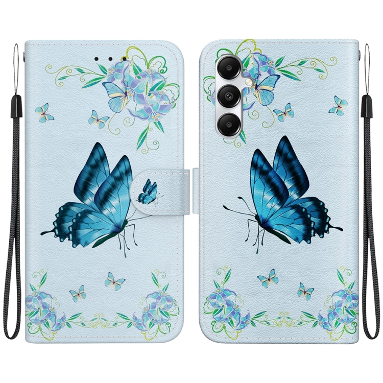 For Samsung Galaxy A05s Crystal Texture Colored Drawing Leather Phone Case(Blue Pansies)
For Samsung Galaxy A05s Crystal Texture Colored Drawing Leather Phone Case(Blue Pansies)