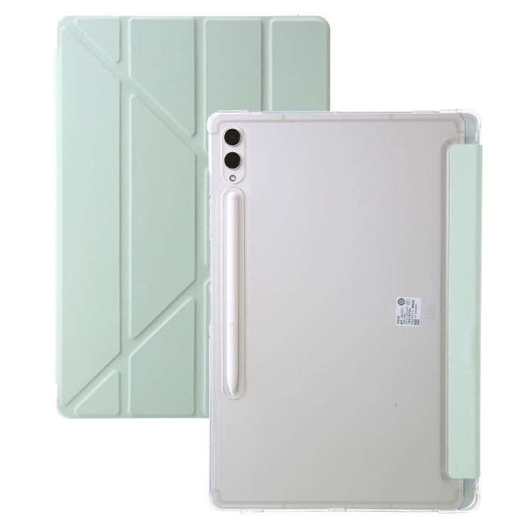For Samsung Galaxy Tab S9 FE+ Clear Acrylic Deformation Leather Tablet Case(Green)
For Samsung Galaxy Tab S9 FE+ Clear Acrylic Deformation Leather Tablet Case(Green)