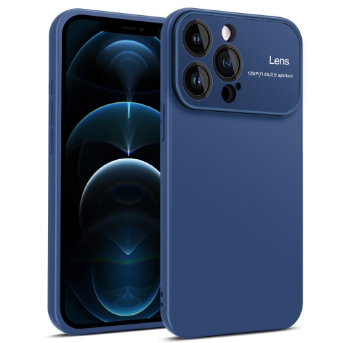 

For iPhone 12 Pro Max Laminated Large Window TPU Phone Case(Royal Blue)