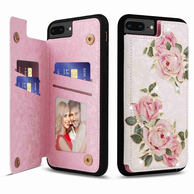 For iPhone 8 Plus / 7 Plus Printed Double Buckle RFID Anti-theft Phone Case(Rose)
For iPhone 8 Plus / 7 Plus Printed Double Buckle RFID Anti-theft Phone Case(Rose)