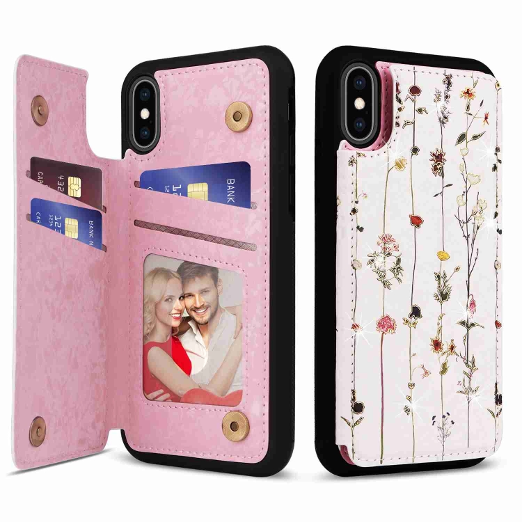 For iPhone XS / X Printed Double Buckle RFID Anti-theft Phone Case(Dried Flower World)
For iPhone XS / X Printed Double Buckle RFID Anti-theft Phone Case(Dried Flower World)