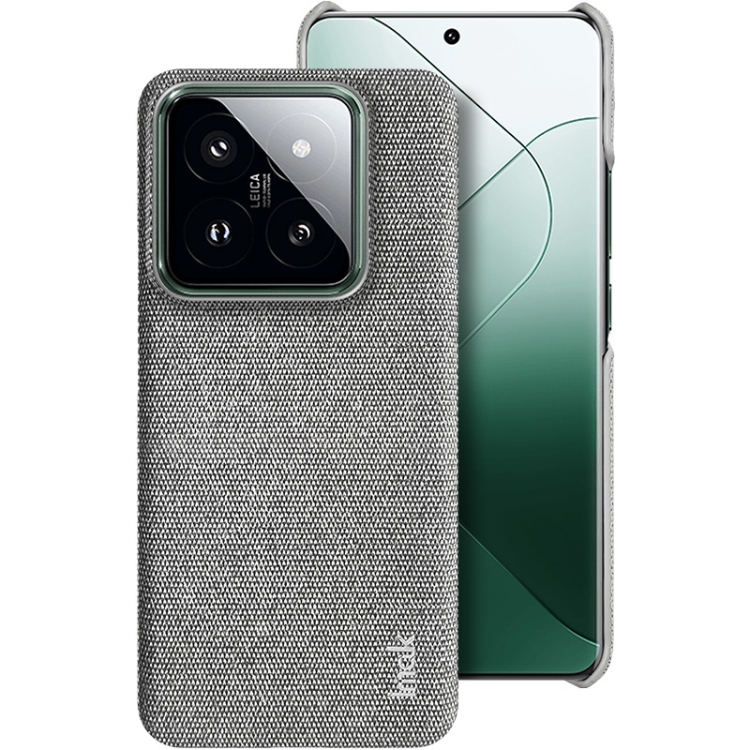 For Xiaomi 14 Pro 5G imak Ruiyi Series Cloth Texture PU + PC Phone Case(Light Grey)
For Xiaomi 14 Pro 5G imak Ruiyi Series Cloth Texture PU + PC Phone Case(Light Grey)