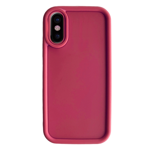 For iPhone X / XS Fine Hole Shockproof Frame Frosted TPU Phone Case(Claret Red)
For iPhone X / XS Fine Hole Shockproof Frame Frosted TPU Phone Case(Claret Red)