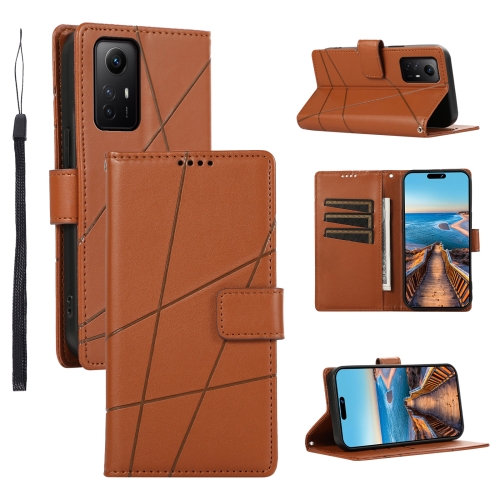 For Xiaomi Redmi Note 12S PU Genuine Leather Texture Embossed Line Phone Case(Brown)
For Xiaomi Redmi Note 12S PU Genuine Leather Texture Embossed Line Phone Case(Brown)