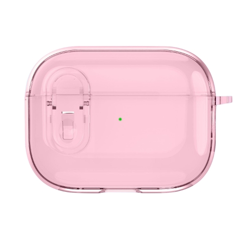

For AirPods Pro 2 Ice Crystals Shockproof Earphone Protective Case(Pink)
