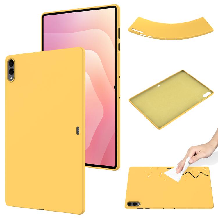 For Samsung Tab S11 Ultra Pure Color Liquid Silicone Shockproof Tablet Case(Yellow)
For Samsung Tab S11 Ultra Pure Color Liquid Silicone Shockproof Tablet Case(Yellow)