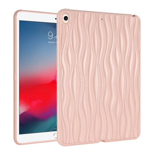 

For iPad 10.5 Air 3 2019 Jelly Color Water Ripple TPU Tablet Case(Pink)